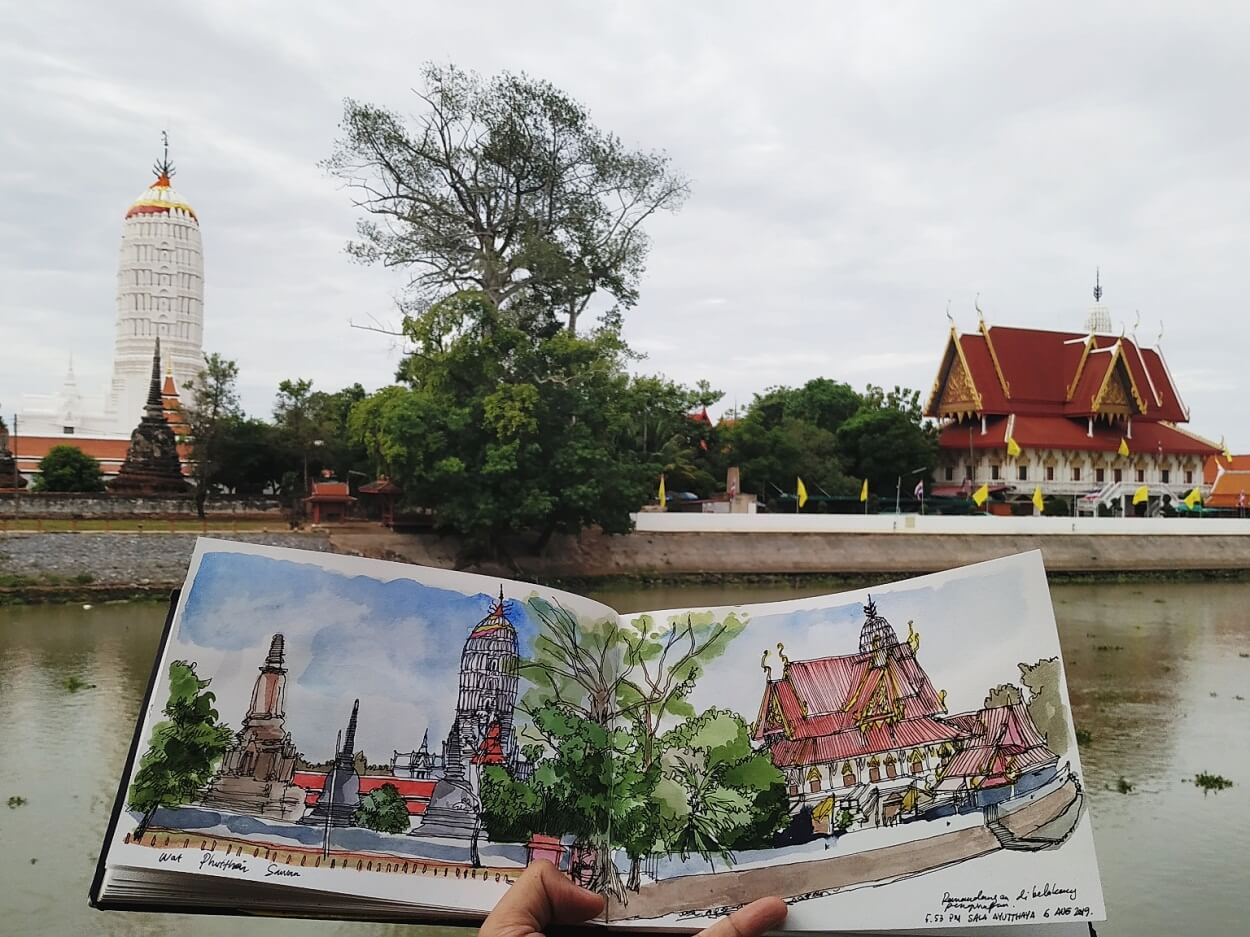 Mengenal Sosok Nugraha Pratama, Si &quot;Traveling Sketcher&quot;